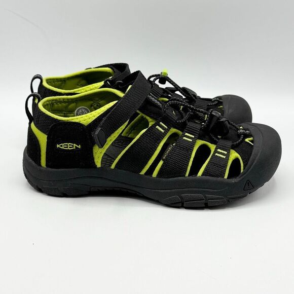 KEEN Newport II Lime Green Black Hiking Sandals - Big Kid US 4 / EU 36 - Picture 5 of 13